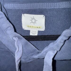 American Eagle Outfitters Blue Hoodie Sweater